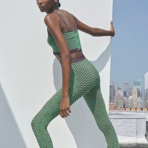 Zara green matching set- good used condition